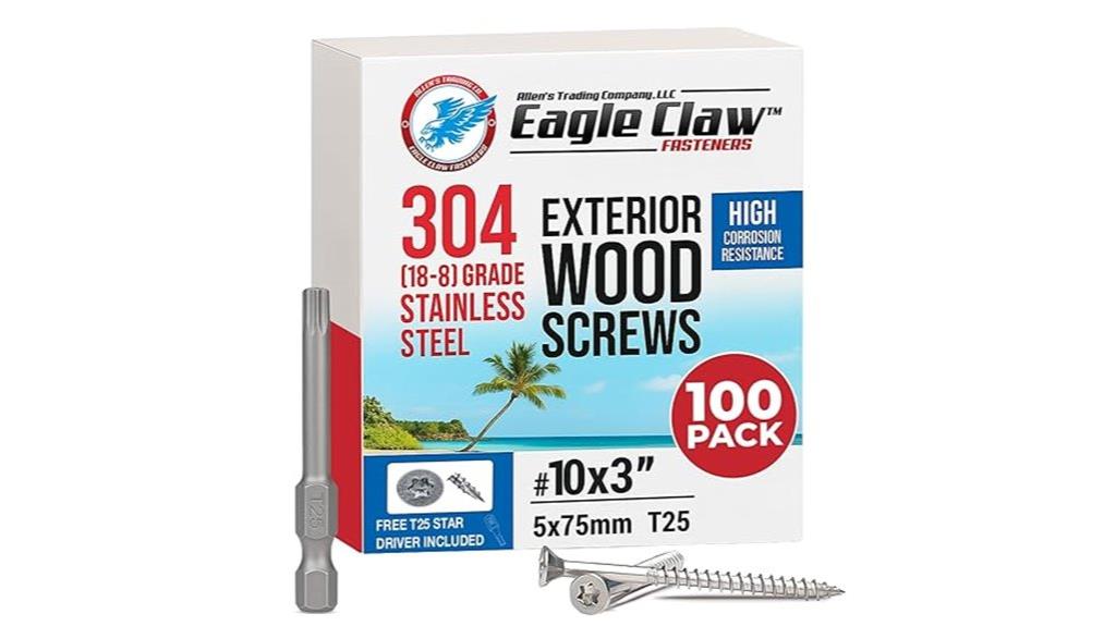 3 inch stainless steel screws