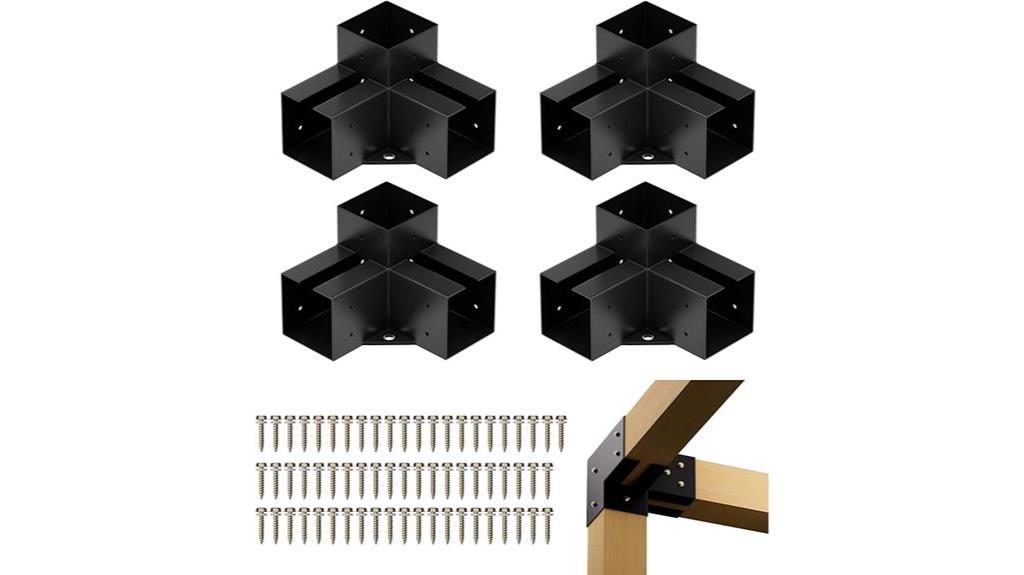 4 pack pergola bracket kit