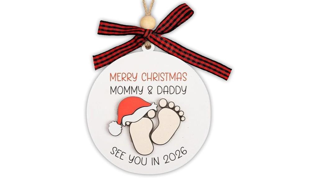 baby expecting 2025 ornament
