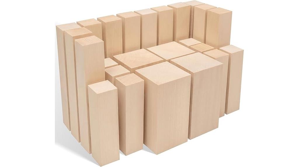 basswood carving block set