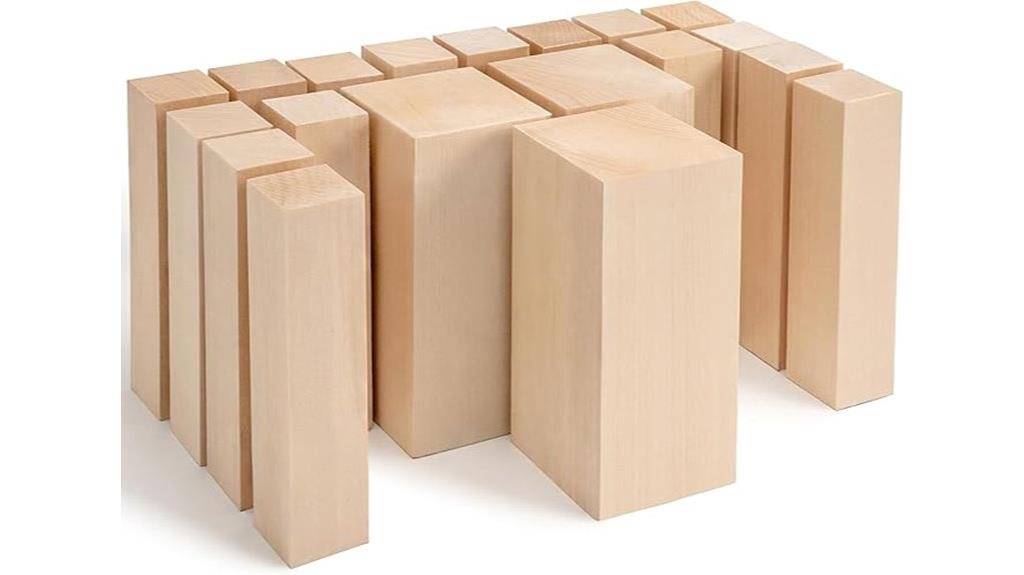 basswood carving blocks set