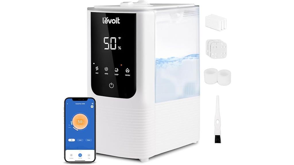 bedroom humidifier with mist