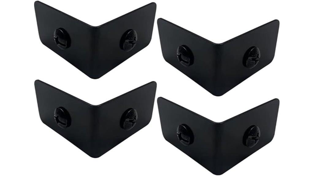 black metal corner protectors