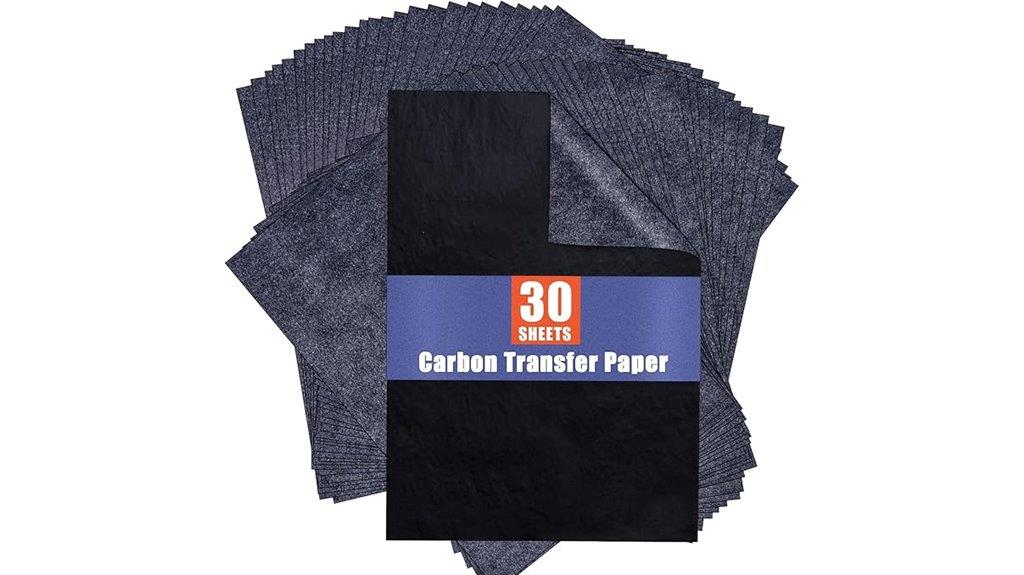 black tracing carbon paper