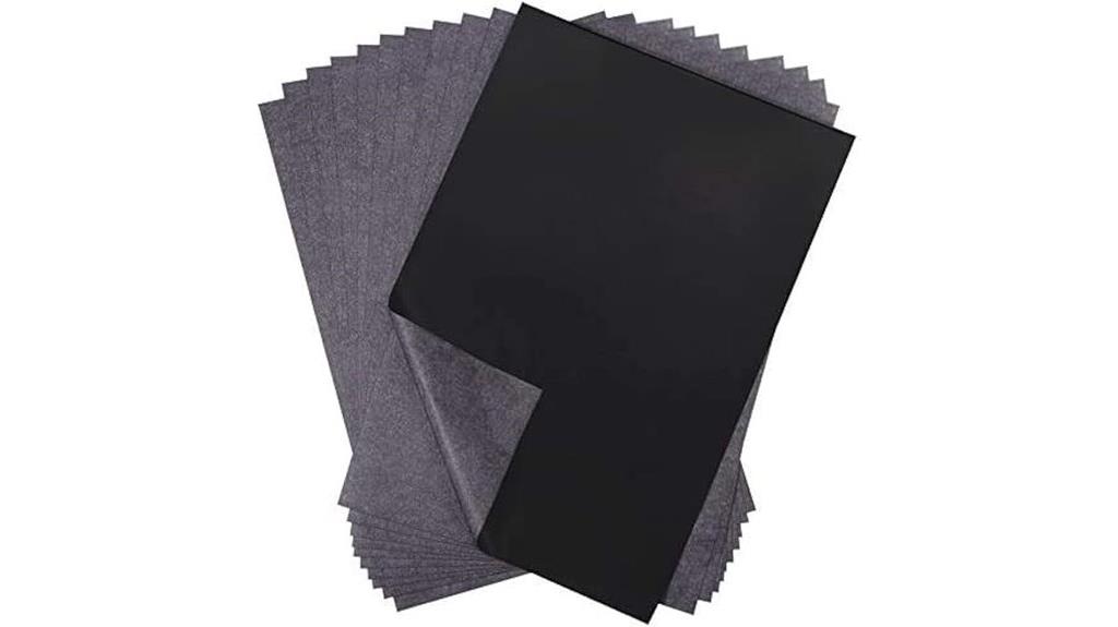 black transfer tracing paper