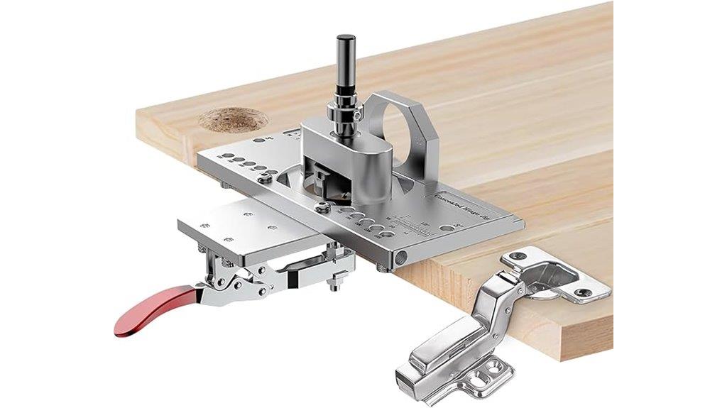cabinet door hinge jig