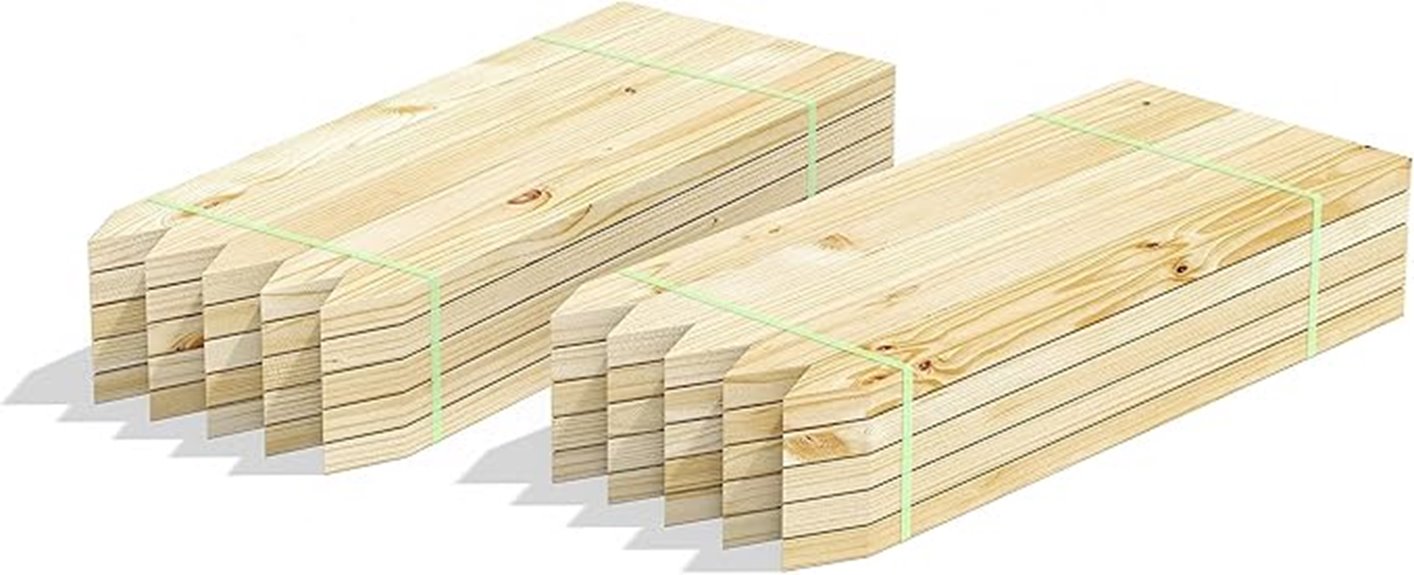 cedar fence stakes pack