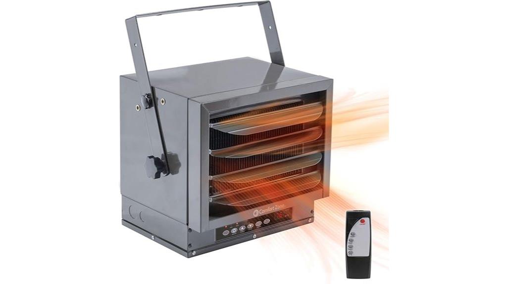 ceiling mounted heater with remote