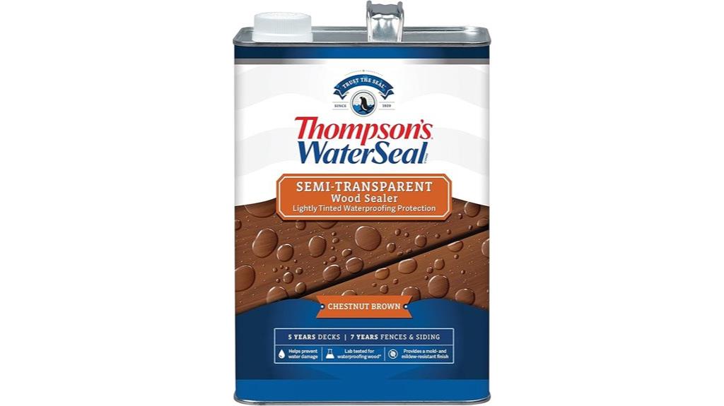 chestnut brown wood seal