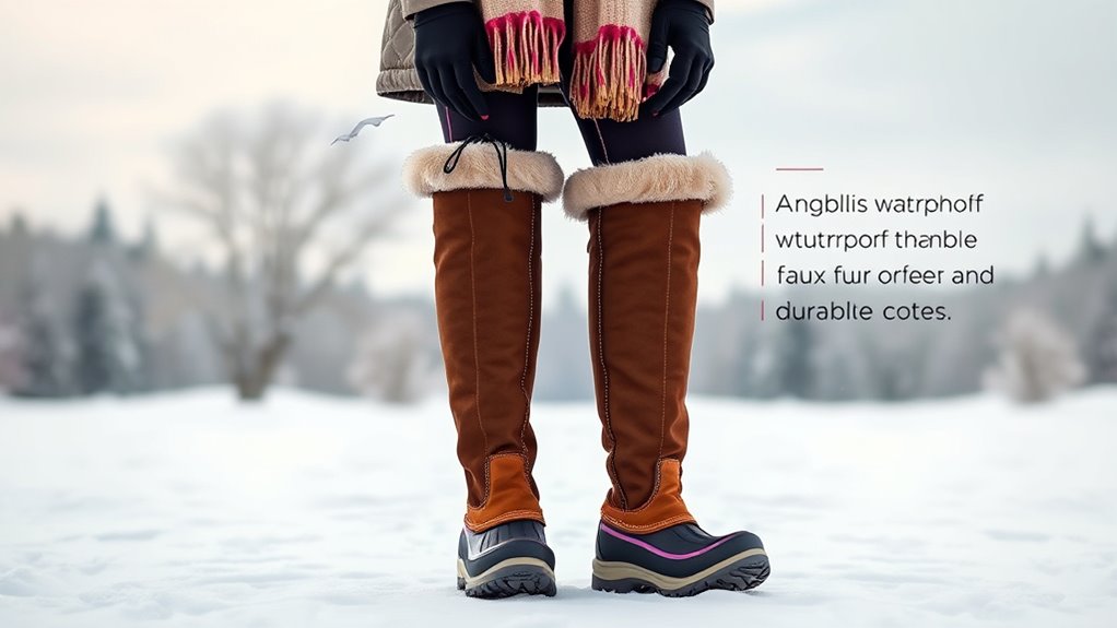 choosing warm waterproof footwear