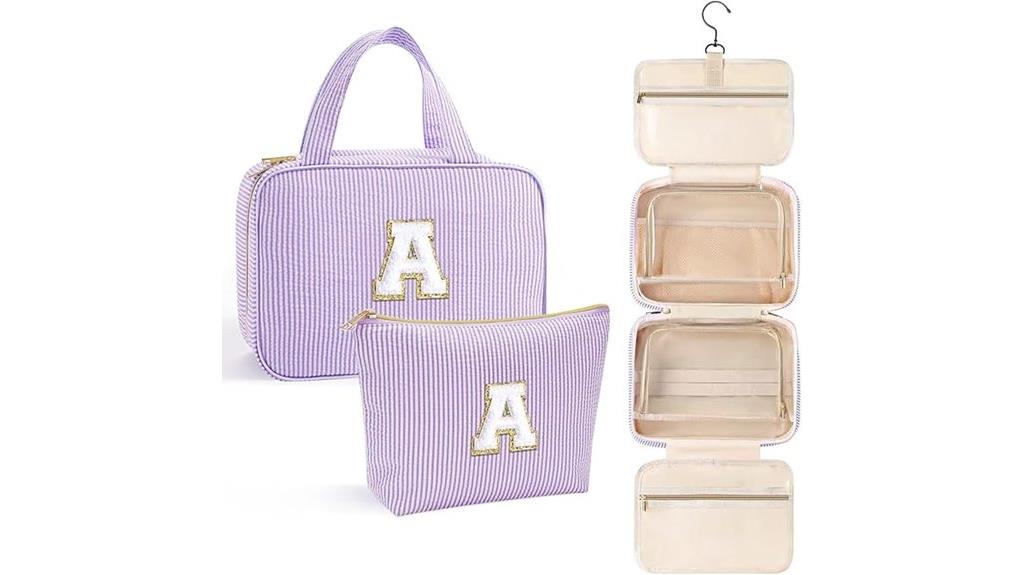 christmas themed women s toiletry bag