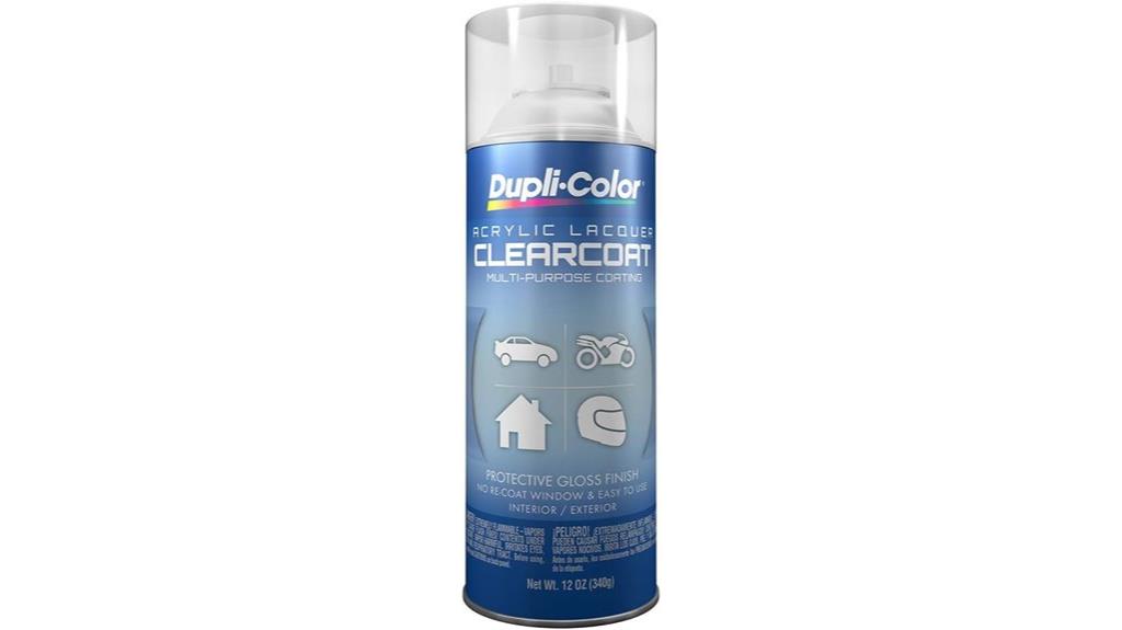 clear aerosol spray paint