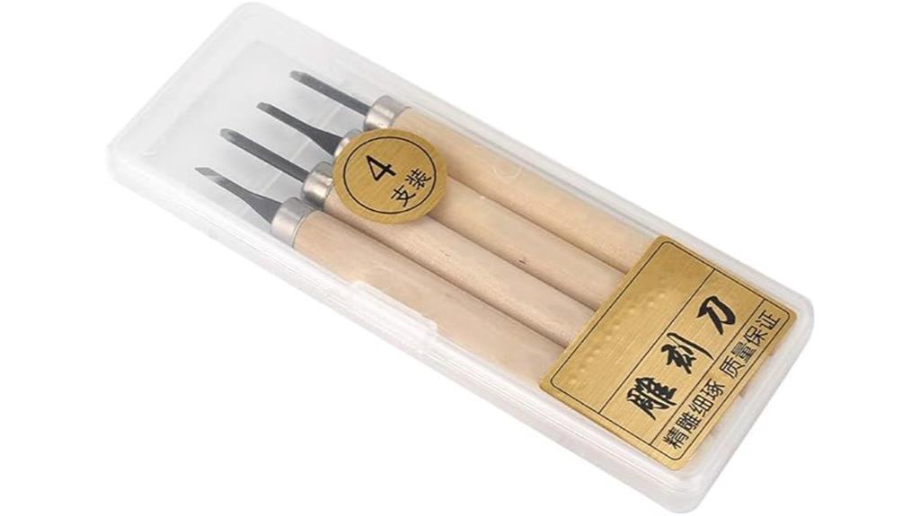 complete four piece carving set