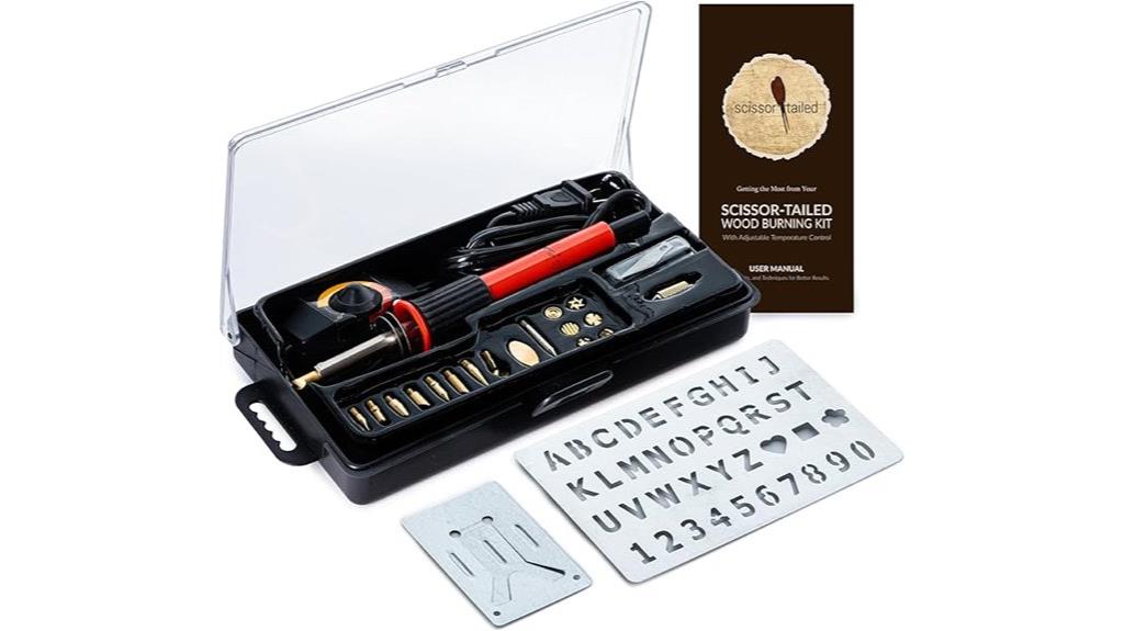 complete wood burning set