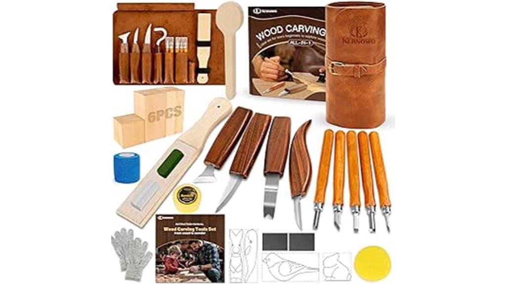 complete wood carving set
