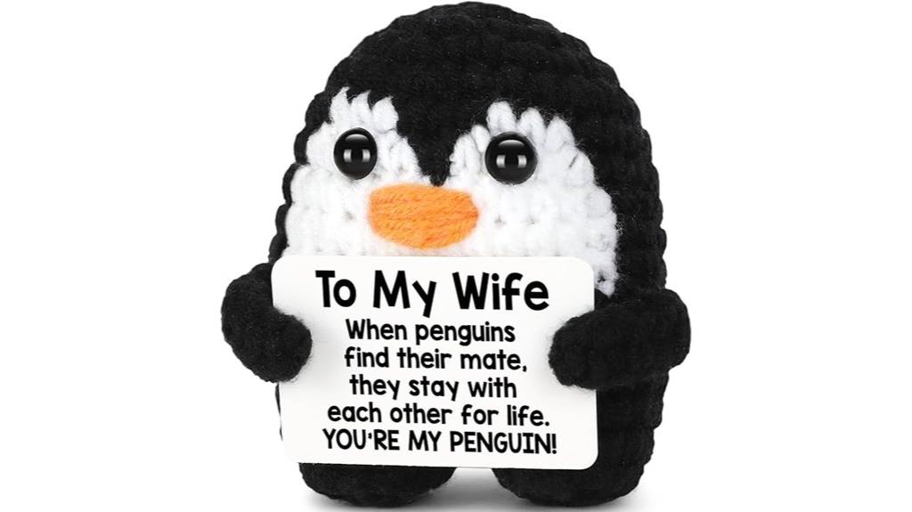 crochet penguin gift for wife