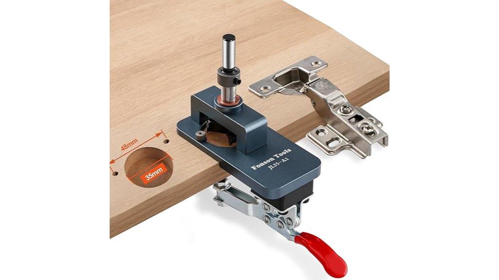 door cabinet hinge jig