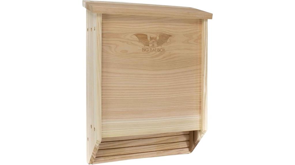 double chamber cedar bat house
