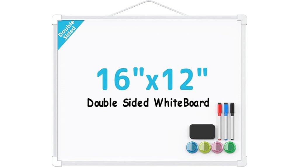 double sided whiteboard 16x12