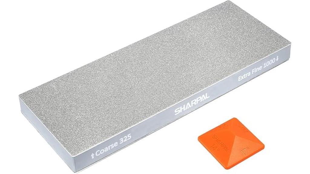 dual grit diamond sharpening stone