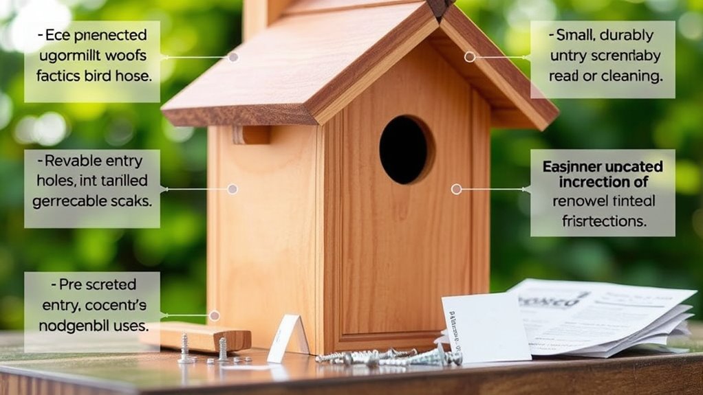 durable weather resistant birdhouse kits