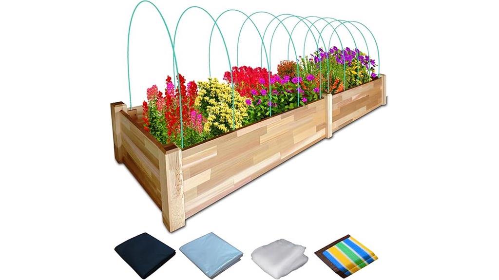 eight foot cedar bed