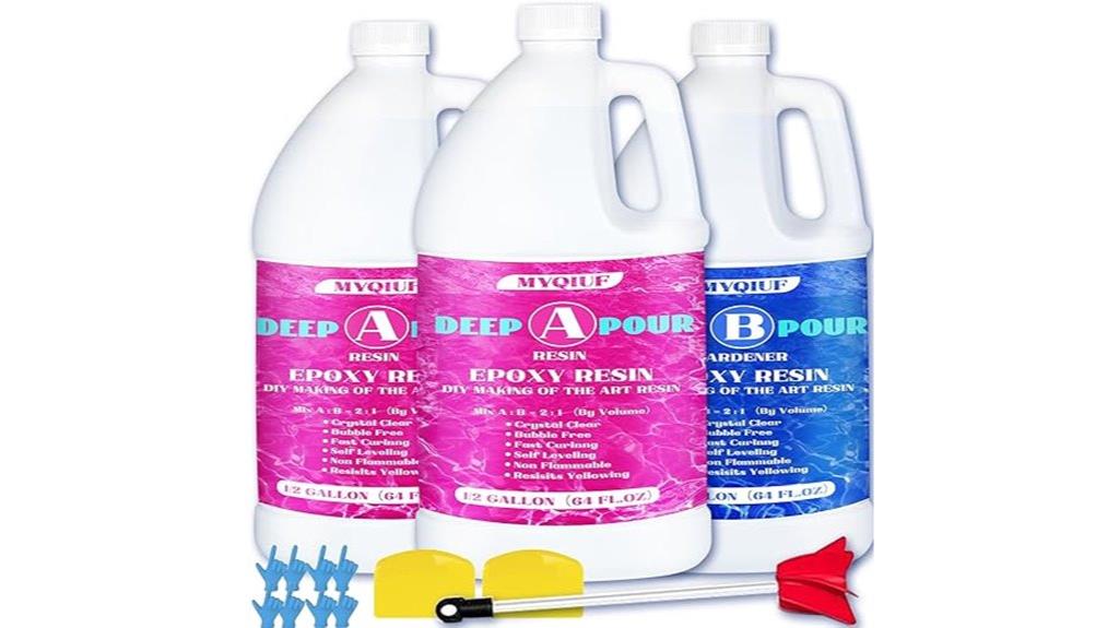 epoxy resin deep pour