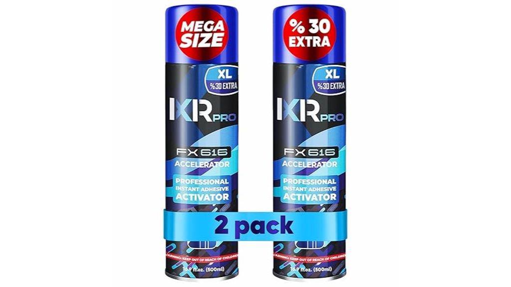 fast acting adhesive activator spray