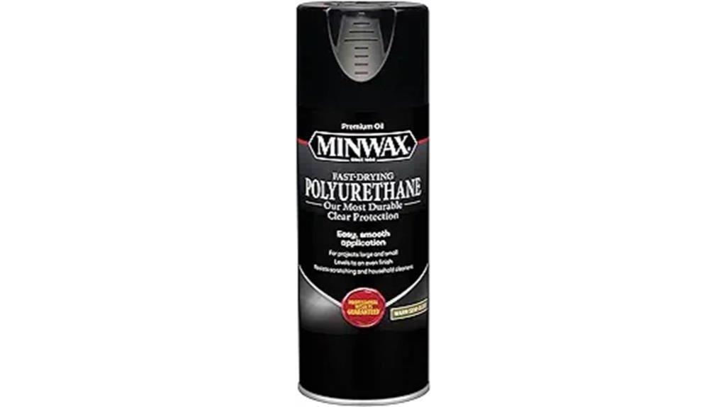 fast drying clear wood spray