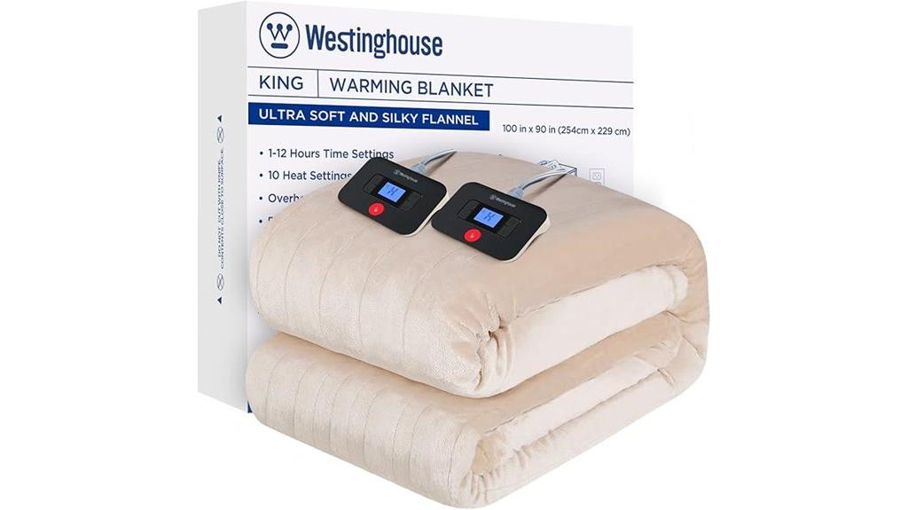 fast heating auto off blanket