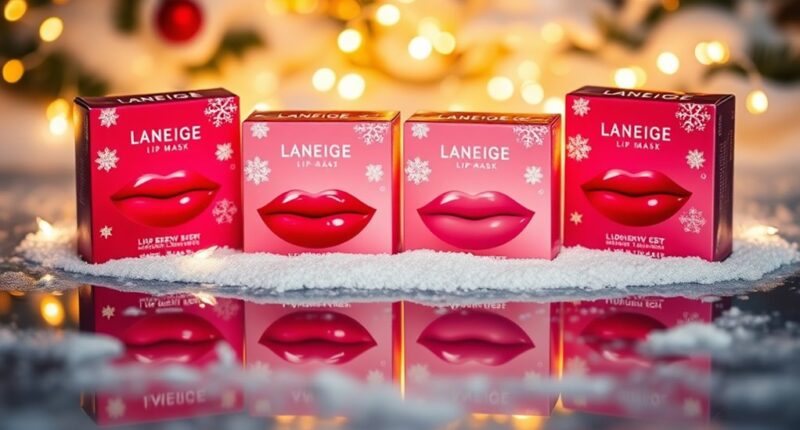 festive lip mask sets