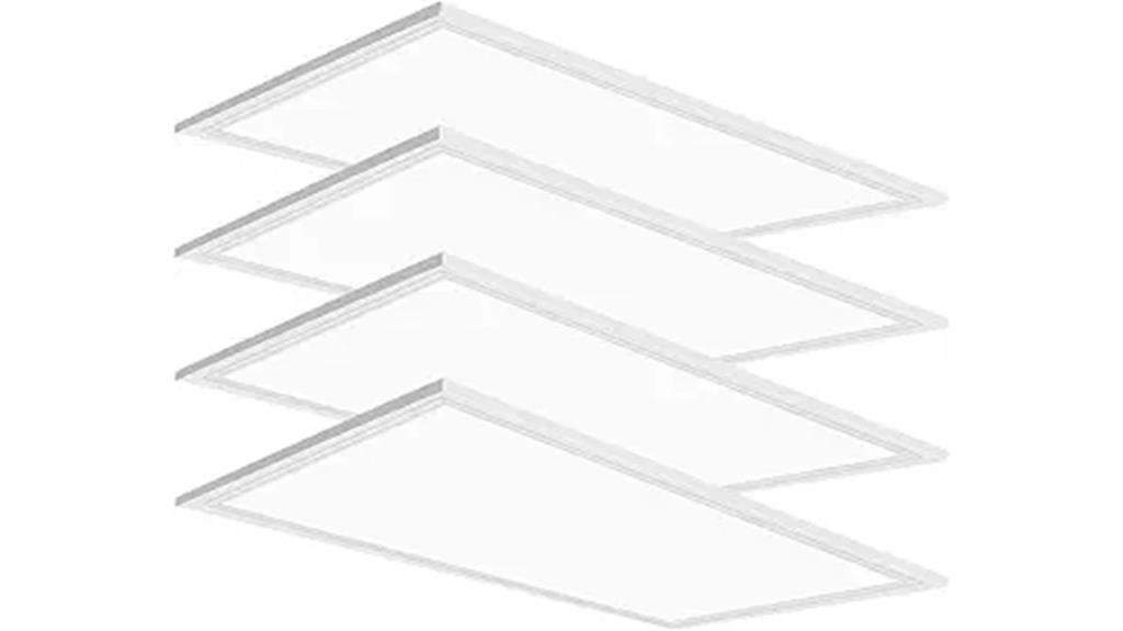 four pack drop ceiling lights