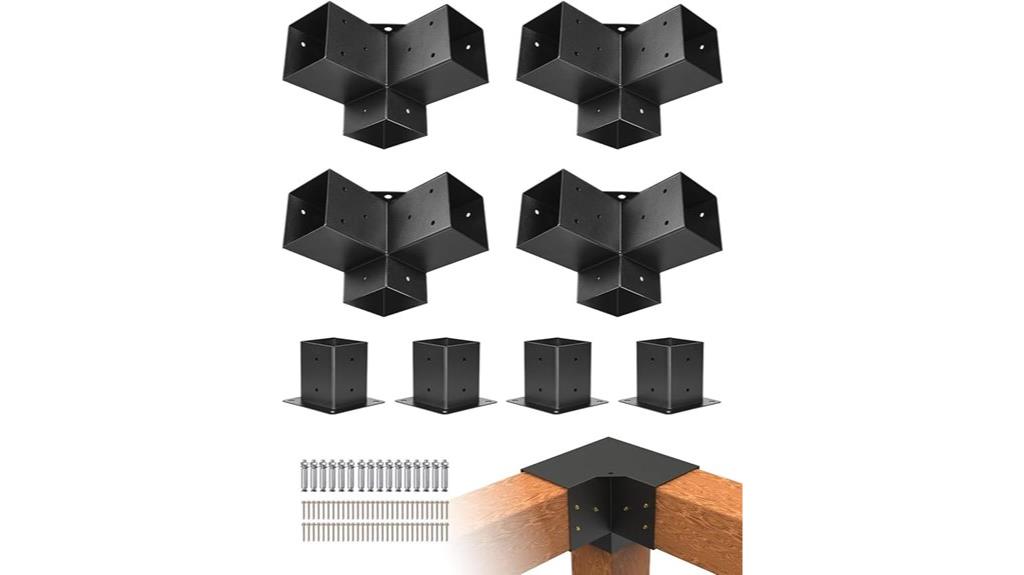 four pack pergola brackets