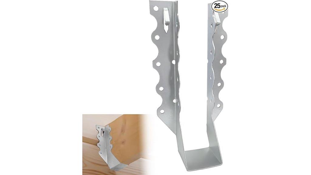 galvanized joist hangers pack