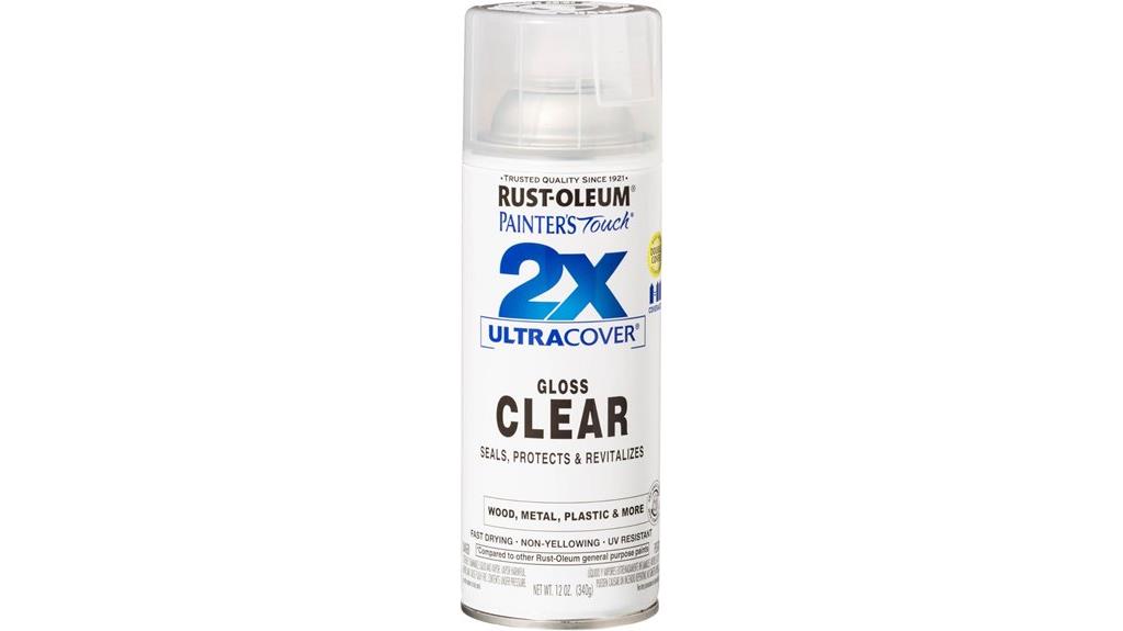 gloss clear spray paint