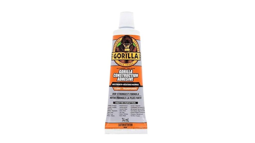 gorilla max adhesive tube