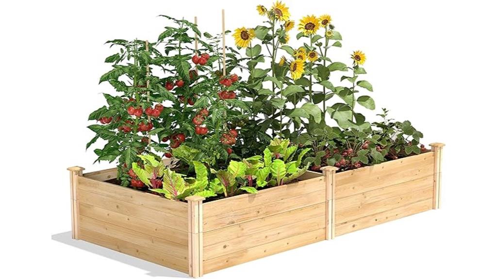 greenes fence cedar garden bed