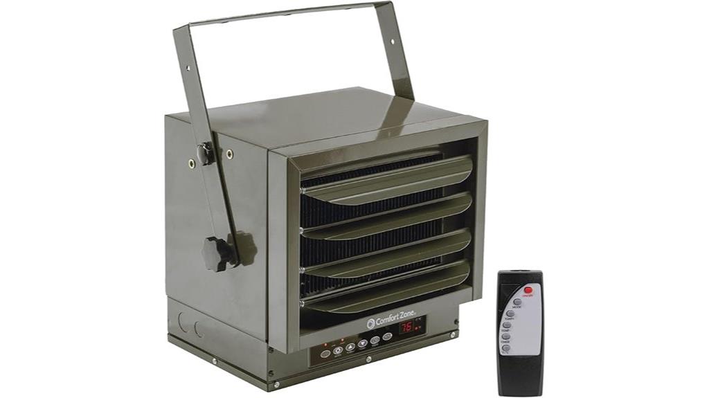 hard wired garage heater