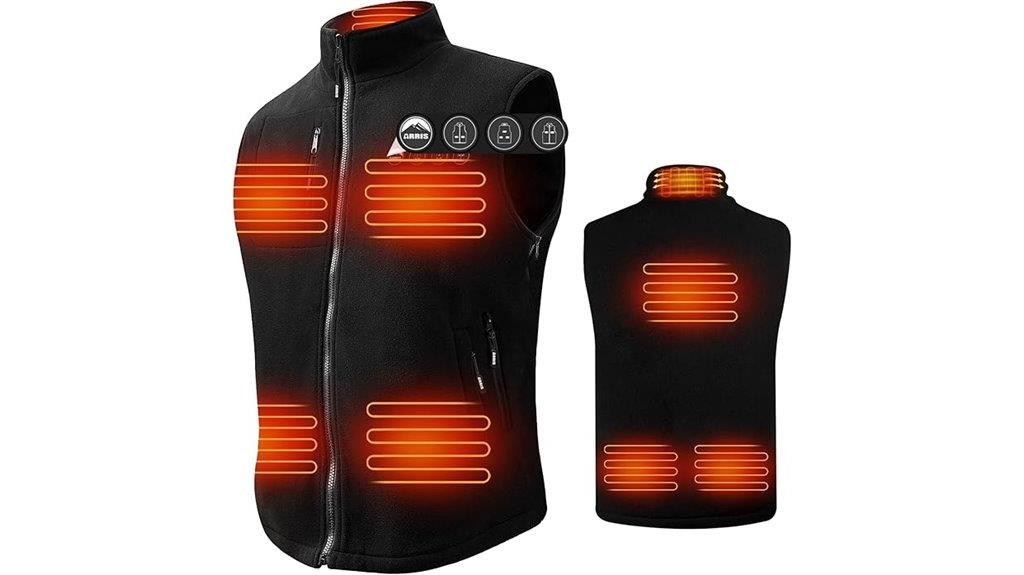 heated men s vest included