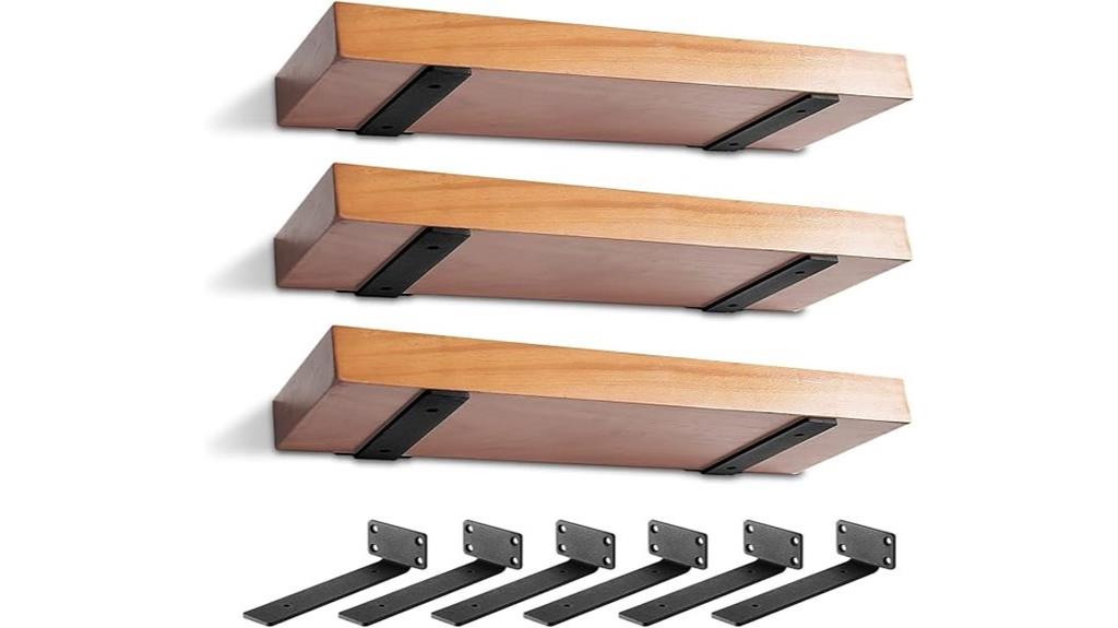 heavy duty 6 inch shelf brackets