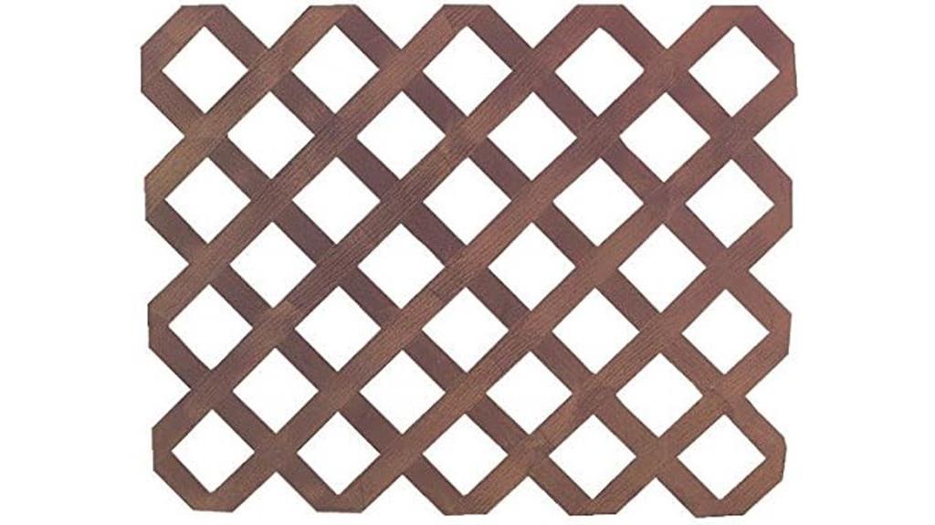 heavy duty cedar lattice