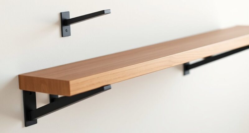 heavy duty hidden shelf brackets