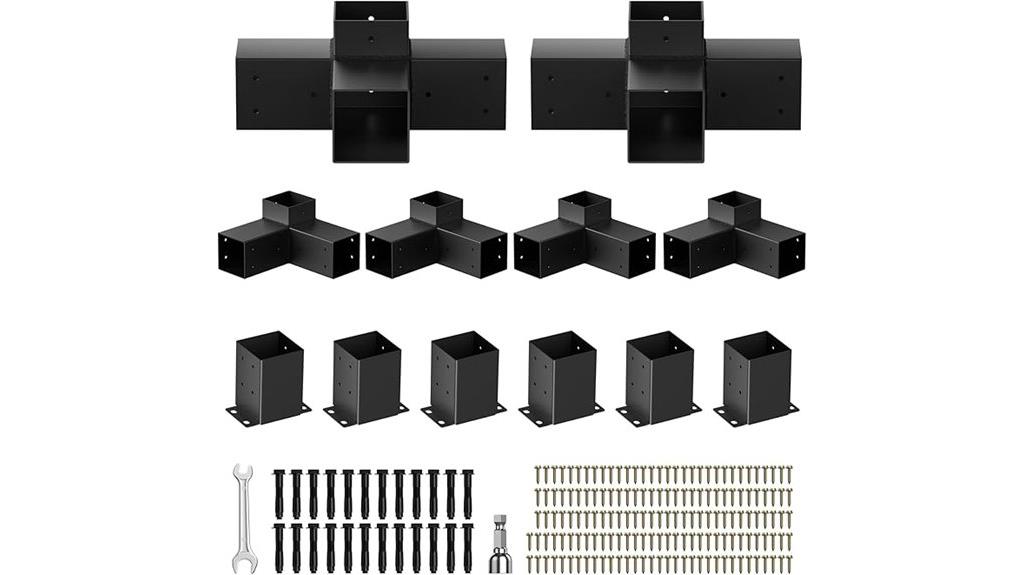 heavy duty pergola brackets