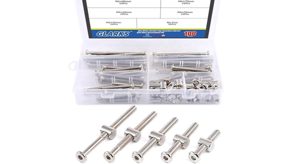 hex drive furniture screws