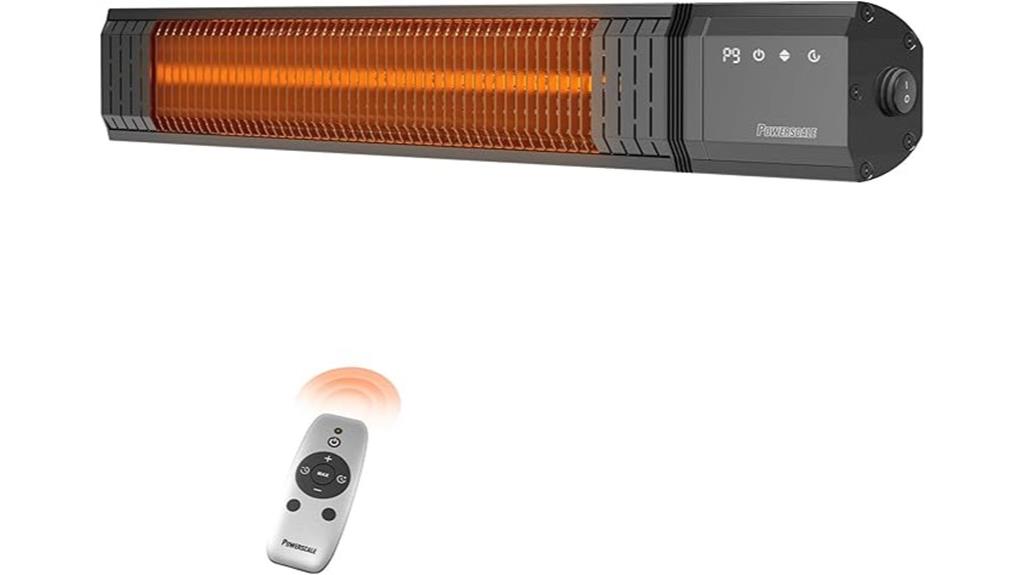 infrared heater with timer