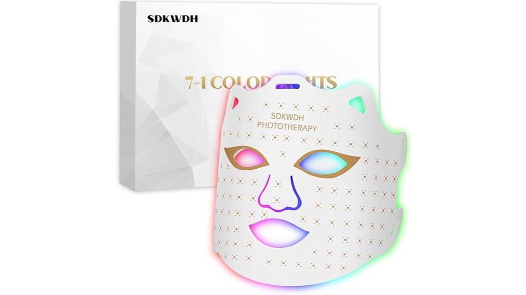 infrared red light mask