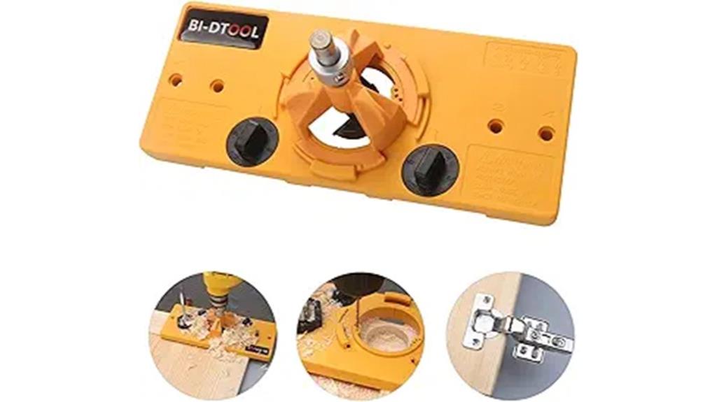 kitchen cabinet hinge drilling