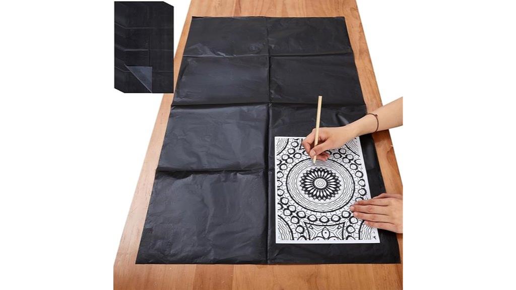 large carbon paper sheets