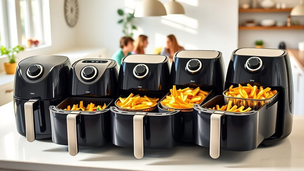 large family air fryers