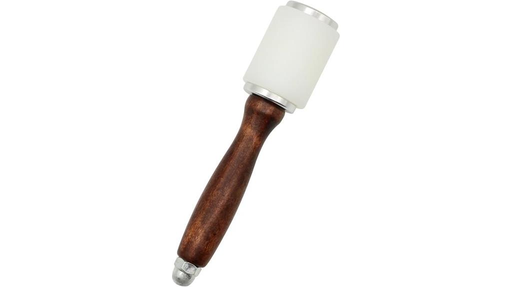leathercraft wooden handle hammer